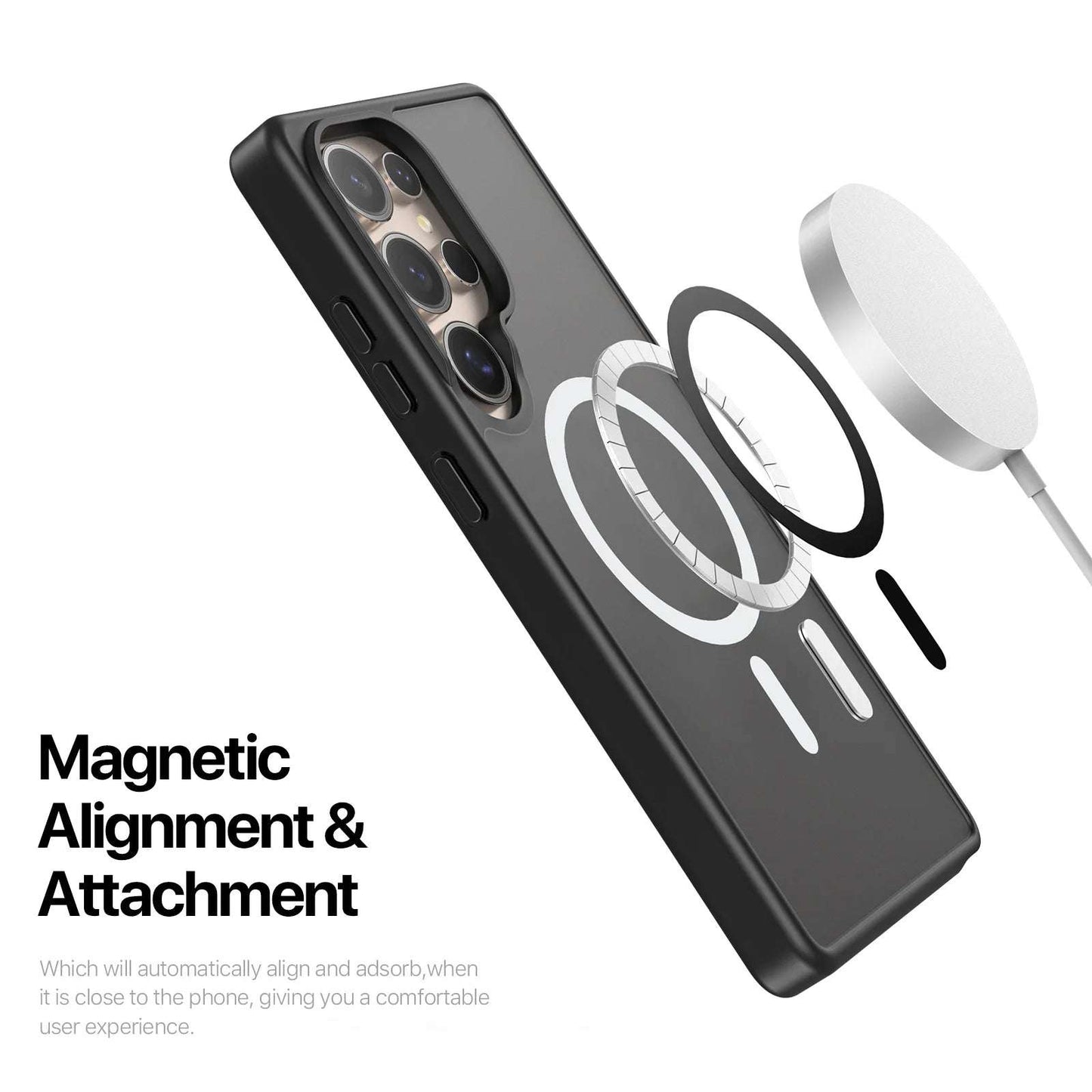 Samsung Galaxy S25 Ultra,S25 Plus,S25 Case with Magnetic ,Multi-color Back Cover, Supports Magnetic Charging