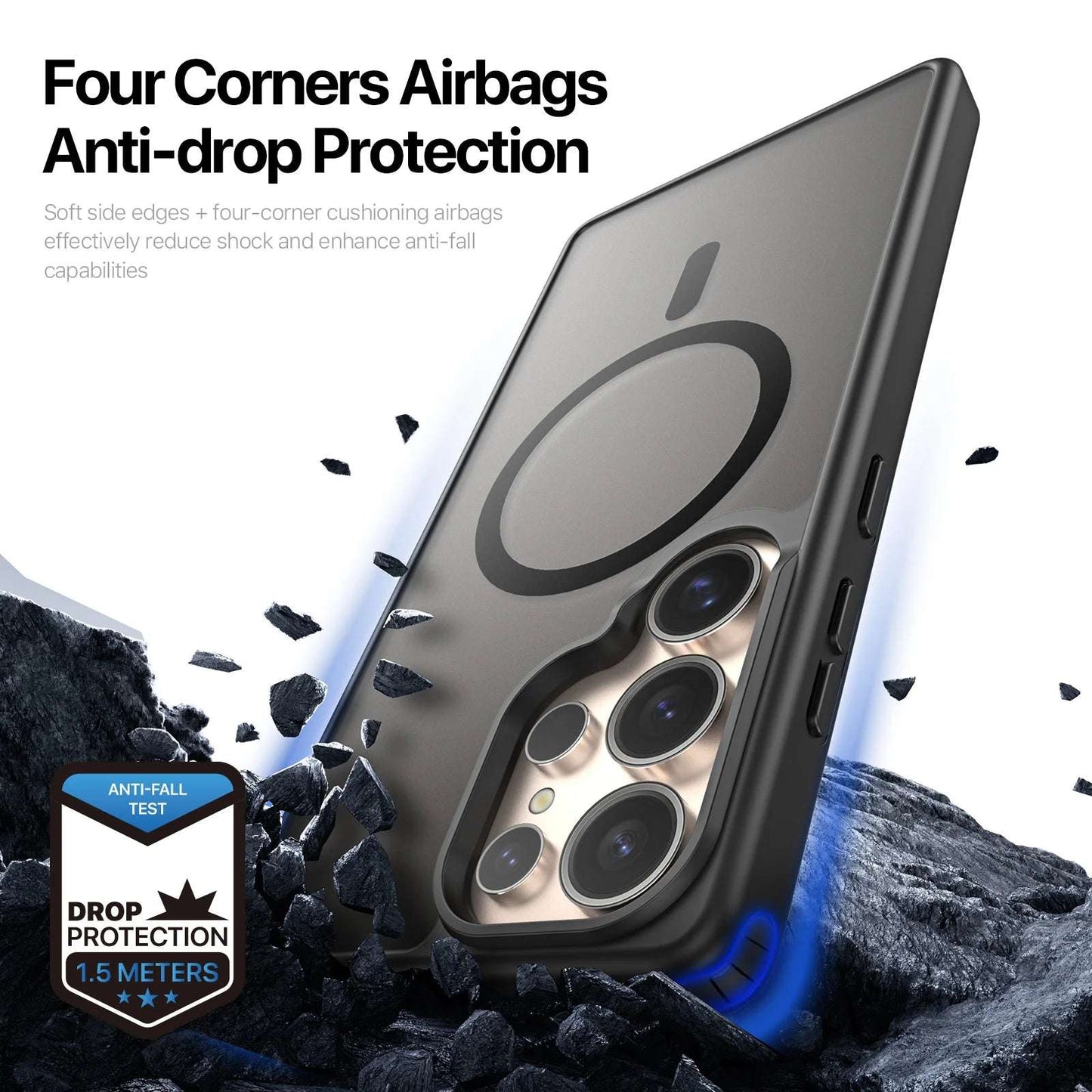 Samsung Galaxy S25 Ultra,S25 Plus,S25 Case with Magnetic ,Multi-color Back Cover, Supports Magnetic Charging