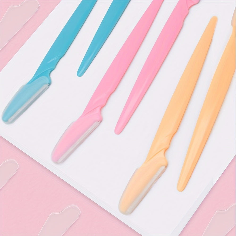 12pcs/Set Multipurpose Dermaplaning Tools, Eyebrow Razor For Women And Men With Precision Cover, Safety Beauty Knife And Facial Razor Graceupnow.com