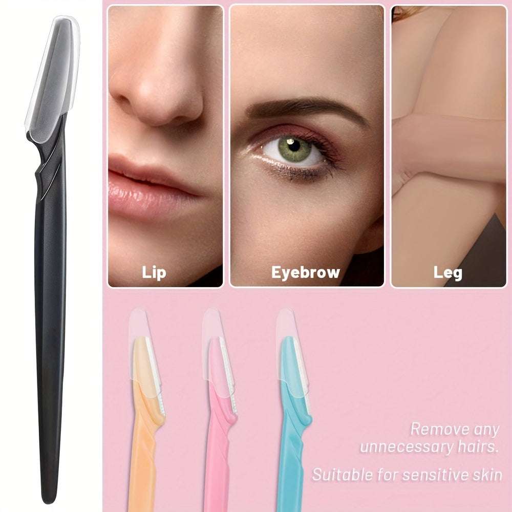 12pcs/Set Multipurpose Dermaplaning Tools, Eyebrow Razor For Women And Men With Precision Cover, Safety Beauty Knife And Facial Razor Graceupnow.com