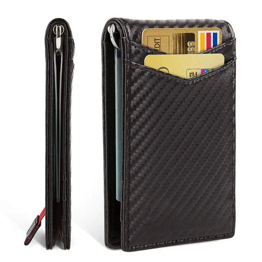 Men's Leather Card Holder Rfid Anti-Theft Brush Charger Dropshipman 