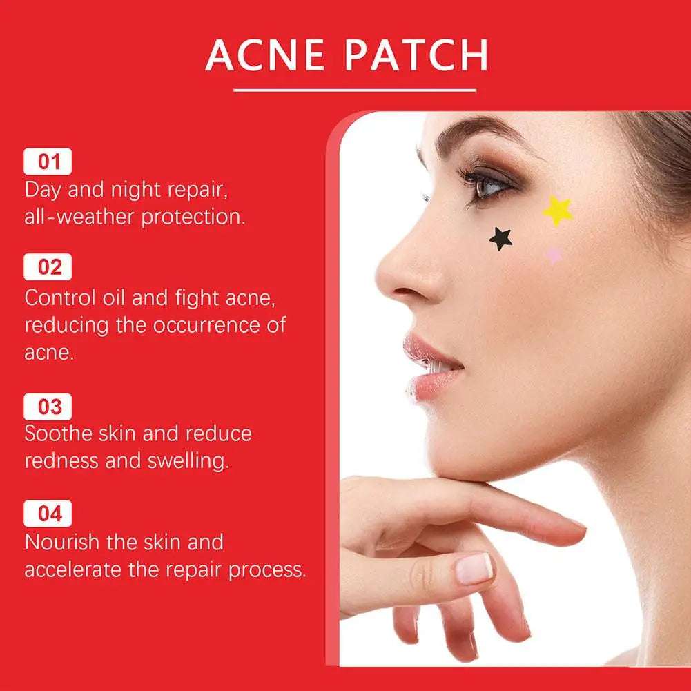 200Pcs Acne Pimple Patch Sticker Waterproof Acne Treatment Pimple Remover Tool Blemish Spot Facial Mask SkinCare Hidden Pimple Graceupnow.com
