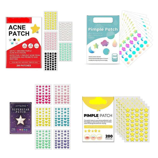 200Pcs Acne Pimple Patch Sticker Waterproof Acne Treatment Pimple Remover Tool Blemish Spot Facial Mask SkinCare Hidden Pimple Graceupnow.com