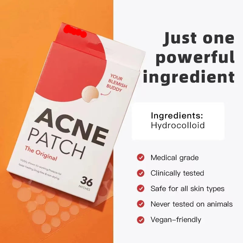Hydrogel Acne Patch Invisible Closed Mouth Invisible Acne Face Invisible Waterproof and Breathable Skin Patch Skin Care Tools Graceupnow.com
