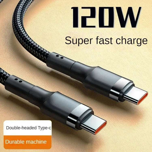 120W Cable Samsung S24 S23 USB C iPhone 16,15 Plus Pro Max