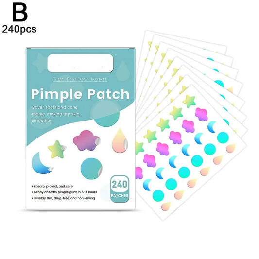 200Pcs Acne Pimple Patch Sticker Waterproof Acne Treatment Pimple Remover Tool Blemish Spot Facial Mask SkinCare Hidden Pimple Graceupnow.com