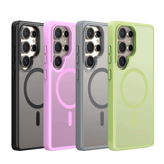 Samsung Galaxy S25 Ultra,S25 Plus,S25 Case with Magnetic ,Multi-color Back Cover,  Supports Magnetic Charging