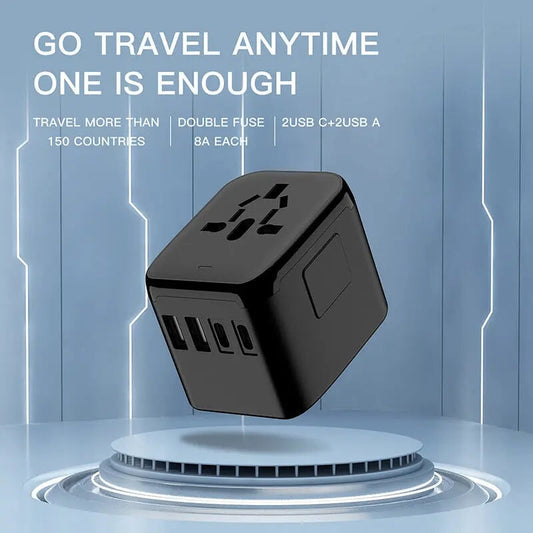 Travel Charger 2USB 2 Type-C Universal Plug Charger Dropshipman 